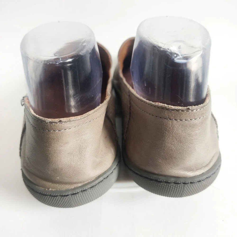 Frye Loafers Mens Size 8 Shoes Taupe Leather Slip On Moc Toe Driving Nuetral‎